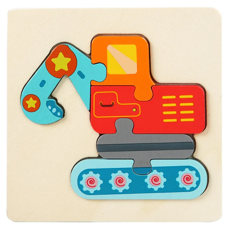 3D Wooden Puzzle™ - Drewniana układanka - Zabawka edukacyjna