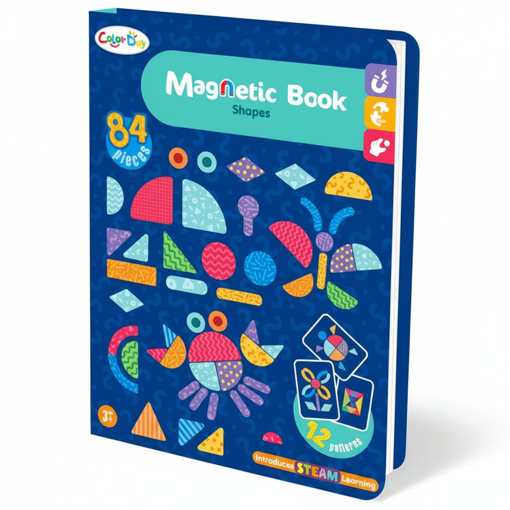 MagniPlay – Edukacyjne i kreatywne – magnetyczna książeczka z łamigłówkami
