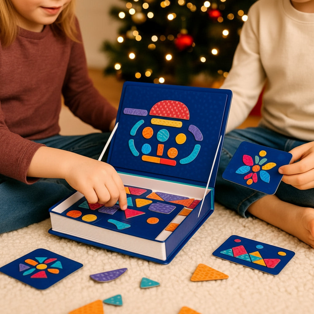 MagniPlay – Edukacyjne i kreatywne – magnetyczna książeczka z łamigłówkami
