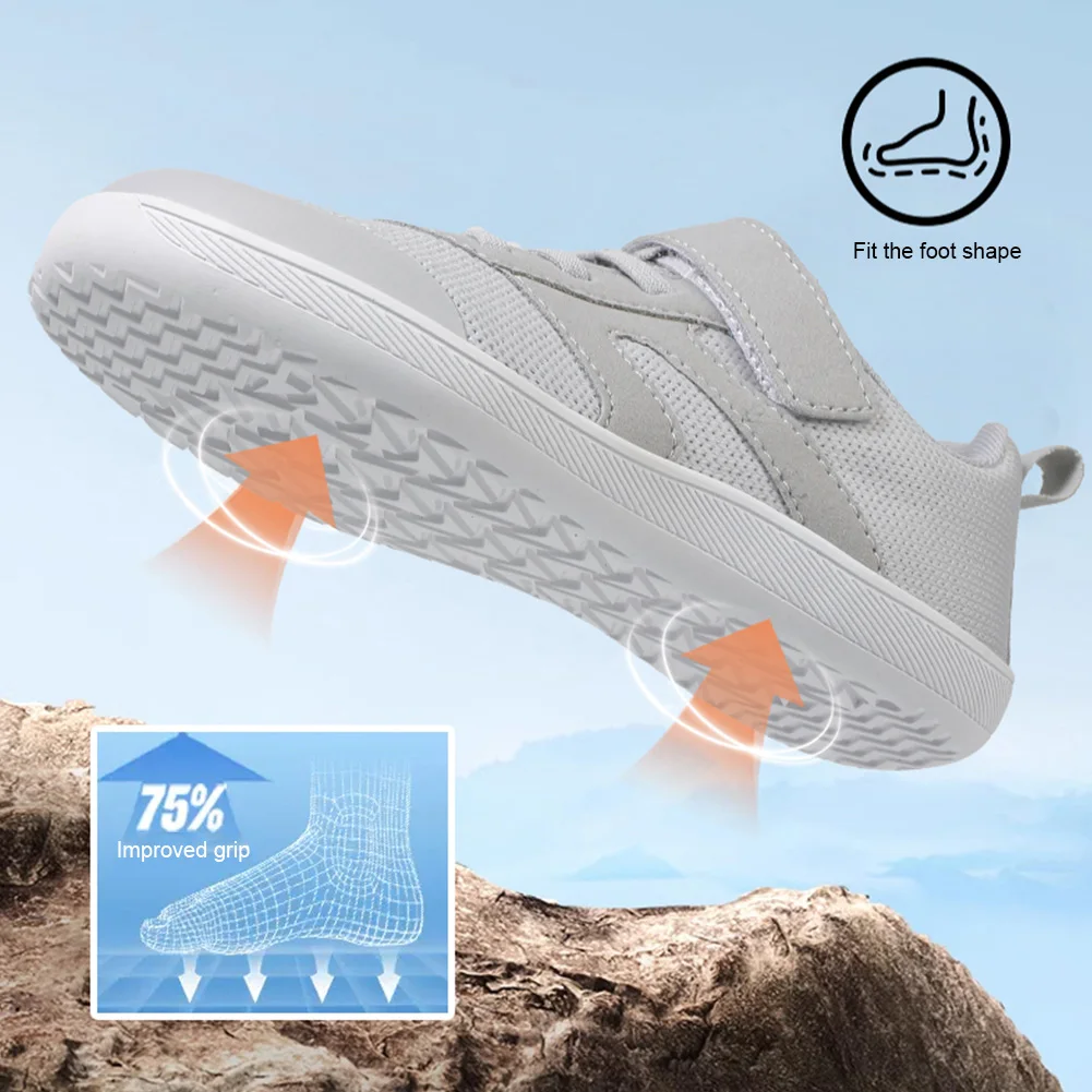 RunCoast – Świeże i elastyczne – antypoślizgowe buty dla dzieci Barefoot