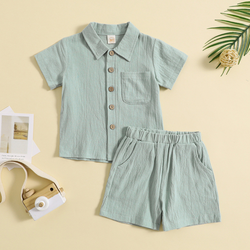 Mini Fashion™ - Bawełniany komplet letni dla chłopców - Odzież