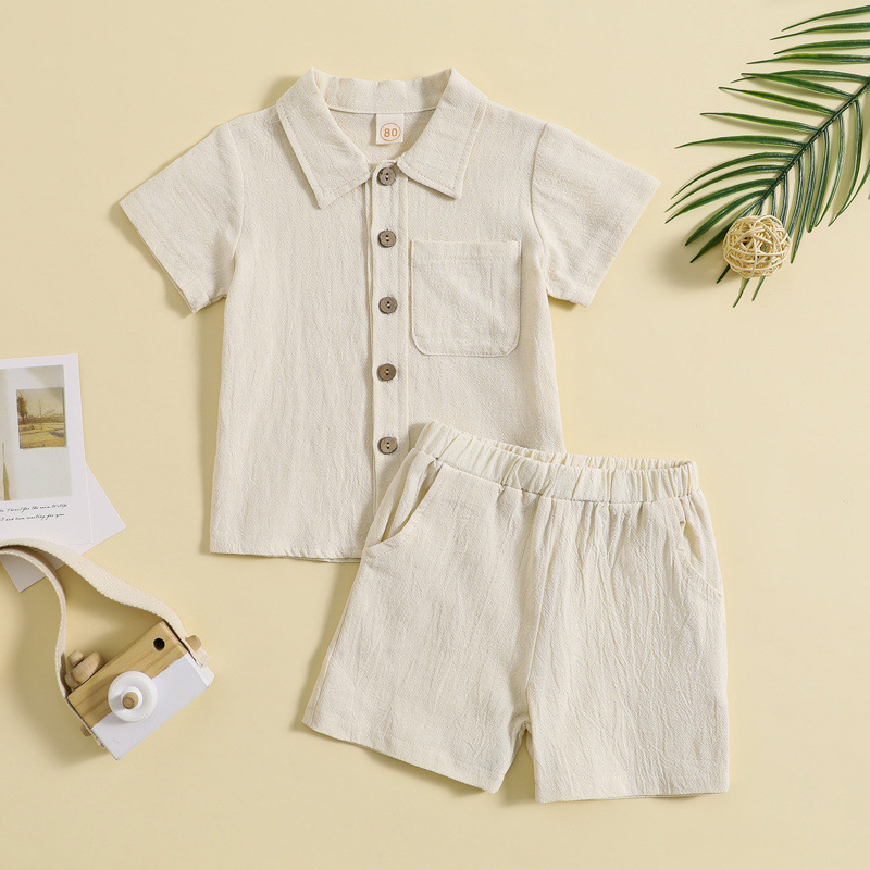 Mini Fashion™ - Bawełniany komplet letni dla chłopców - Odzież