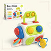 BusyCube – Inteligentna i zabawna – kostka Montessori Fidget 10 w 1