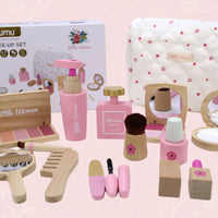 Thumbnail for Wooden Makeup Play Set – Kreatywność i zabawa w odgrywanie ról – drewniany zestaw do makijażu