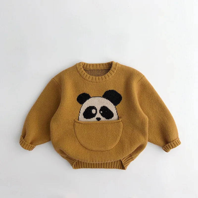 Mini Fashion™ - Sweter w zwierzątka - Odzież dziecięca