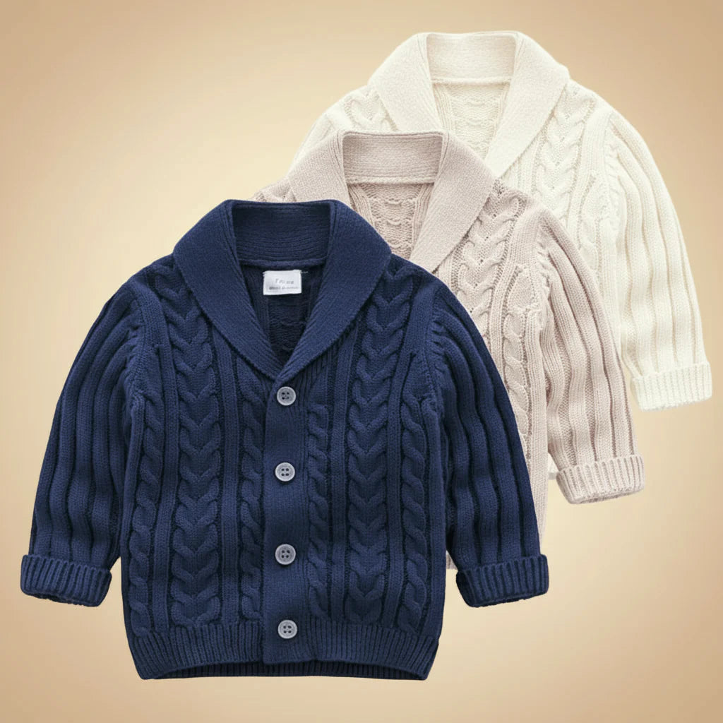 CozyCub – Wygodny i modny – dzianinowy sweter dziecięcy