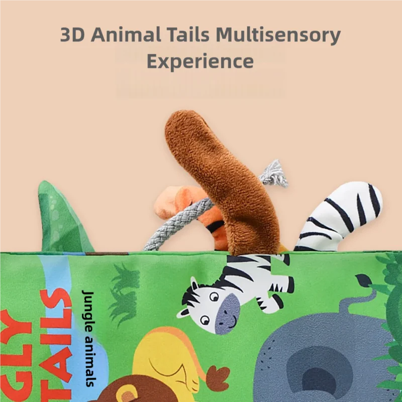 SoftTails – Kolorowe i sensoryczne – książeczka dla niemowląt