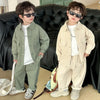 Boys Fashion – Modny i wygodny – zestaw cargo dla chłopców