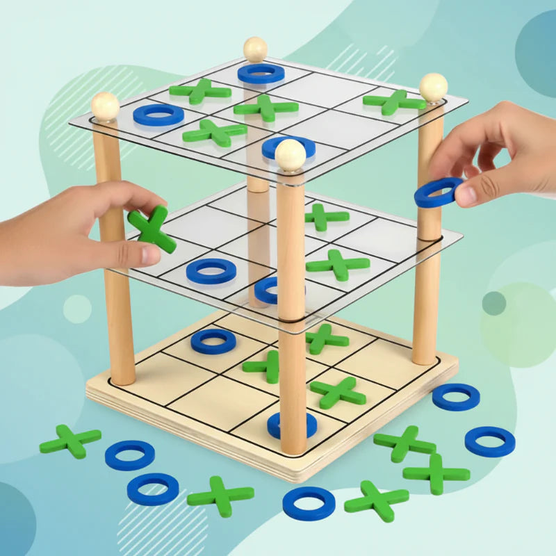 LogicTower – Edukacyjne i inteligentne – Trzy w rzędzie 3D