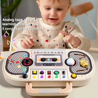 Thumbnail for Wooden Busy Board – Motoryka i interakcja – tablica z ćwiczeniami muzycznymi