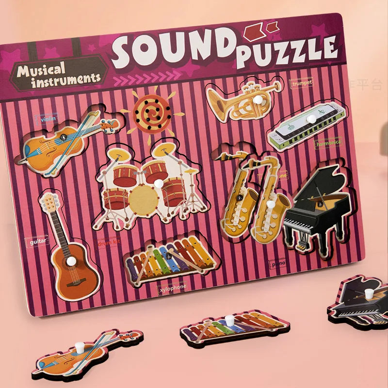 Sound Matching Game™ - Układanka dźwiękowa - Zabawka edukacyjna
