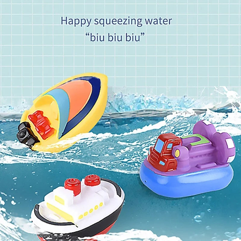 Bath Boat Set™ – Zabawa w kąpieli - łódki z zabawkami