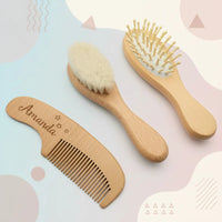 Thumbnail for Personalized Hairbrush – Delikatny i wyjątkowy – spersonalizowany zestaw szczotek do włosów dla niemowląt
