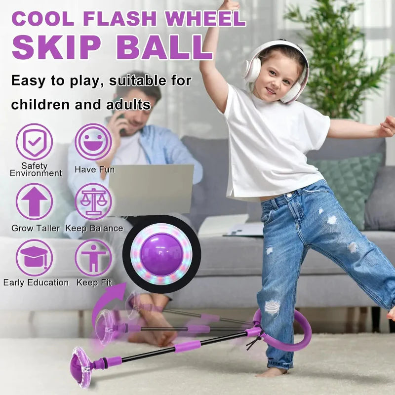 Flash Wheel Skip Ball – Aktywny i pełen energii – piłka do skakania na jedną nogę