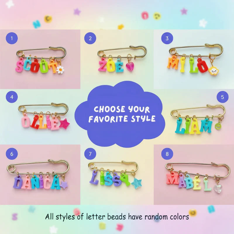 Personalized Charm Pin – Osobista i stylowa – broszka z imieniem