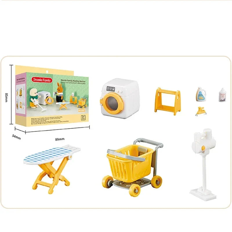 Mini Washing Machine Set™ - Zabawa i edukacja - zabawny zestaw mini podkładek
