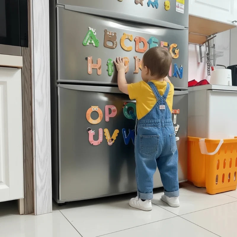 Magnetic Alphabet – Nauka i zabawa – zestaw liter z magnesami