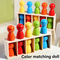 Thumbnail for WoodenMatch – Inteligentna i zabawna – Gra kolorowa Montessori
