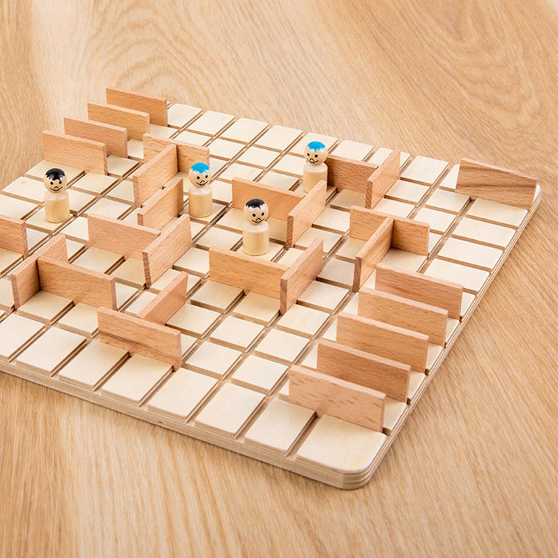 Wooden Chess Puzzle Game – Strategia i myślenie – gra planszowa