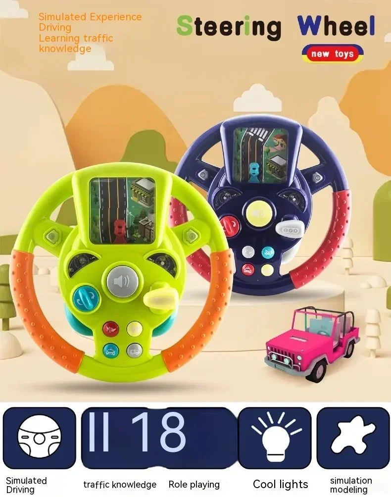 Toy Steering Wheel™ - Zabawkowa kierownica - Zabawka edukacyjna