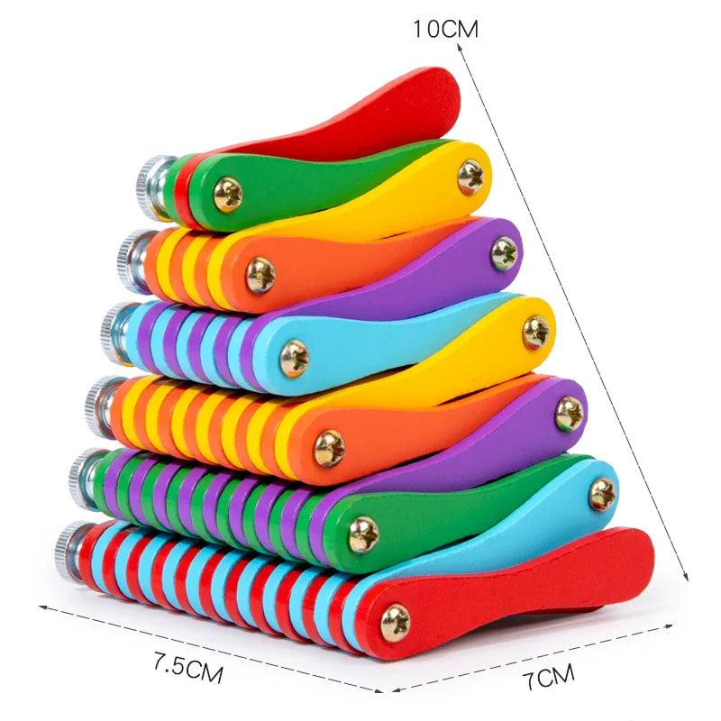Folding Brain Toy™ – Myśl i graj – Drewniana składana układanka