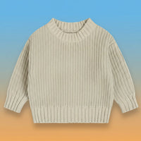 Thumbnail for PureSoft – Classic & Cozy - Solidny sweter z dzianiny