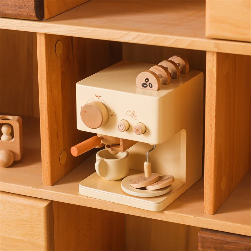 Woods™ - Drewniany zestaw do espresso - Zabawki edukacyjne