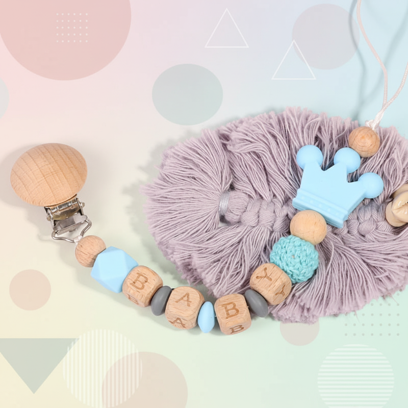 Personalized Pacifier Chain – Bezpiecznie i stylowo – spersonalizowany łańcuszek do smoczka