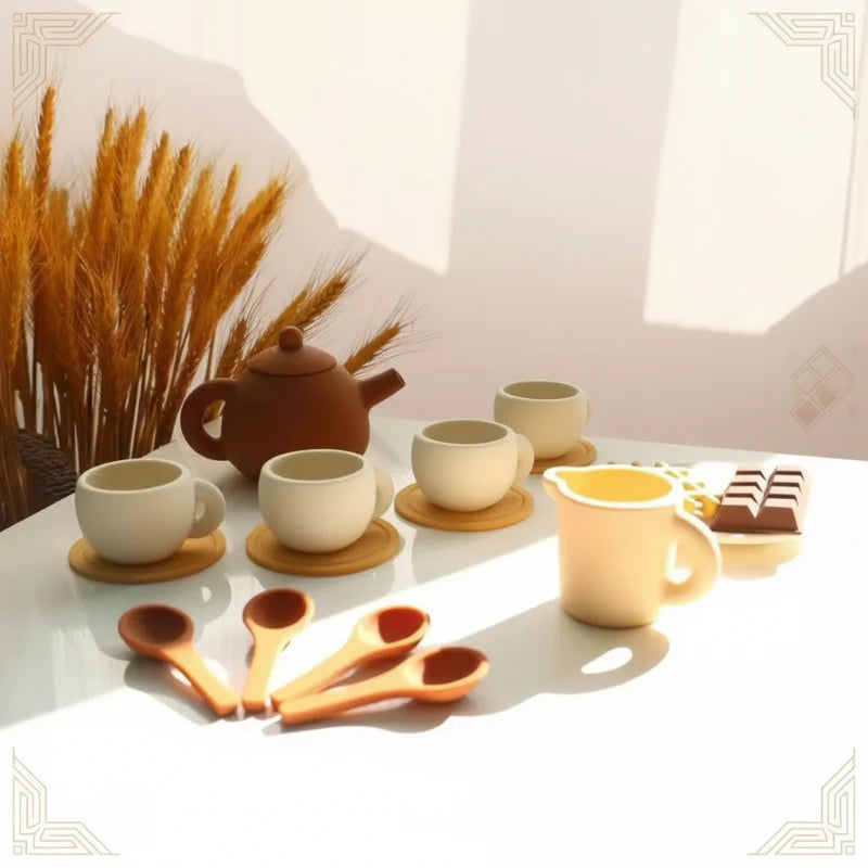 MiniBrew – zabawny i edukacyjny – silikonowy zestaw do herbaty