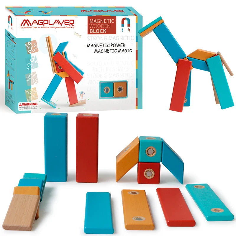 Stick & Snap™ – Magia magnetyczna – Magnetyczne zabawki konstrukcyjne