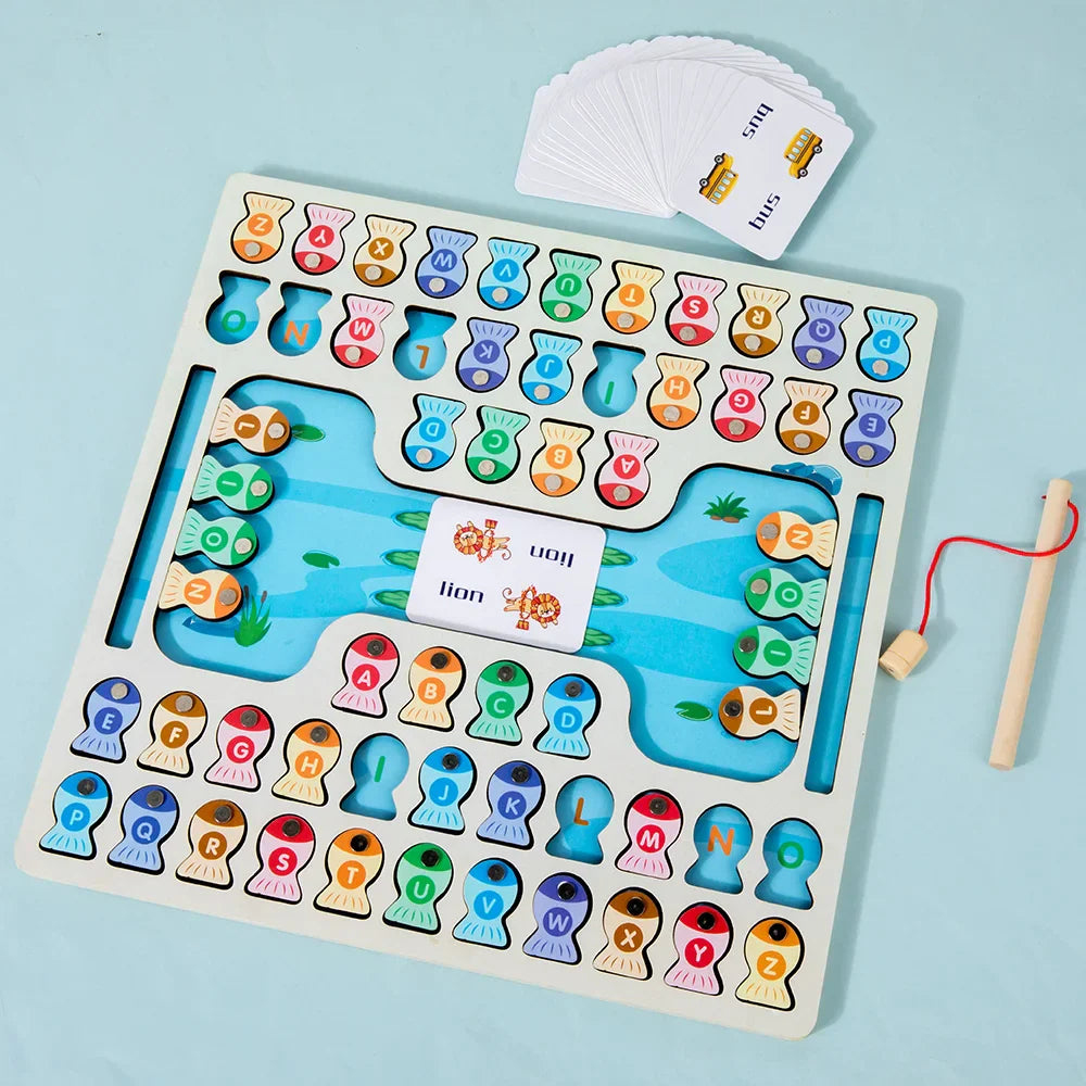 EduFish – Magnetyczne i edukacyjne – Gra edukacyjna ABC