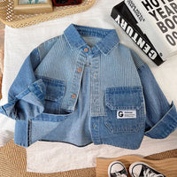 Thumbnail for DenimStar – Stylowe i trwałe – Kurtka dżinsowa dla chłopców