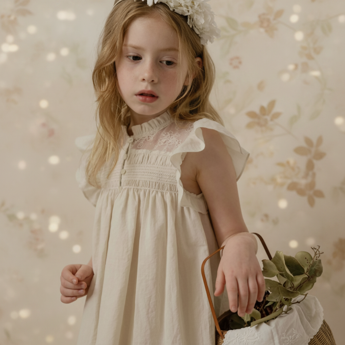Sleeveless Dress – Elegancka i wygodna – sukienka z koronkowym kołnierzem