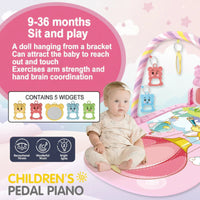 Thumbnail for Musical Baby Play Gym – Kolorowe i edukacyjne – mata do gimnastyki dla niemowląt