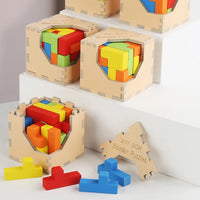 Thumbnail for Woods™ - Układanka Tetris 3D - Drewniane puzzle geometryczne