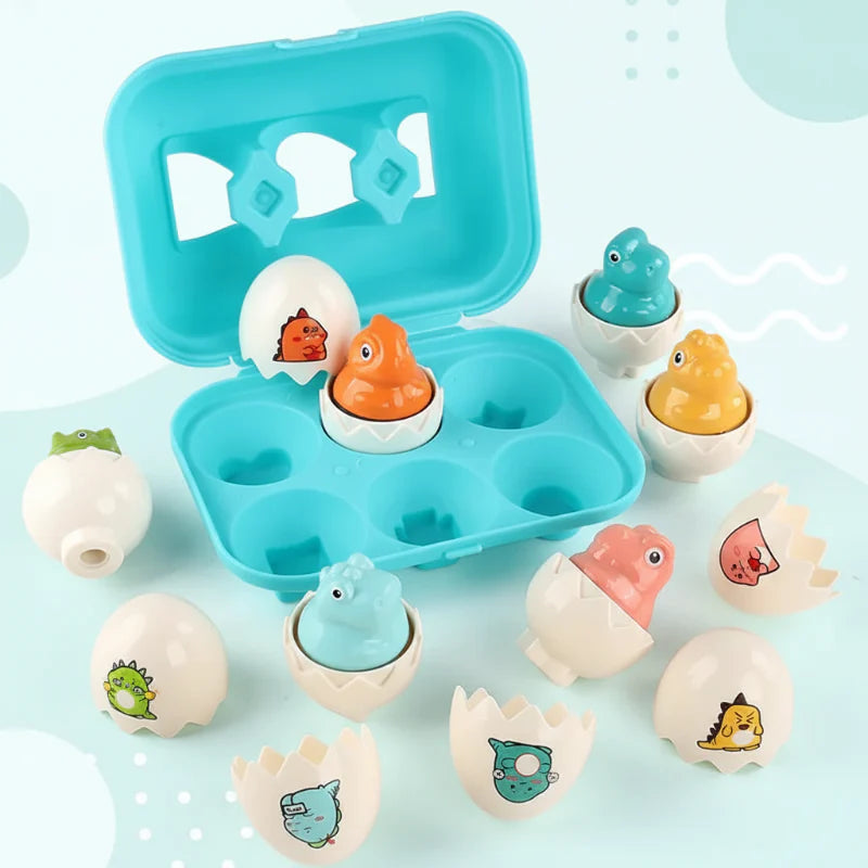 Montessori 3D Eggs Puzzle – Fajna zabawa na Wielkanoc – gra w sortowanie jajek