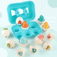 Thumbnail for Montessori 3D Eggs Puzzle – Fajna zabawa na Wielkanoc – gra w sortowanie jajek
