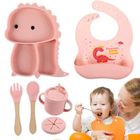 Thumbnail for Dino Tablewear Set™ - Silikonowe naczynia dla dzieci - Akcesoria