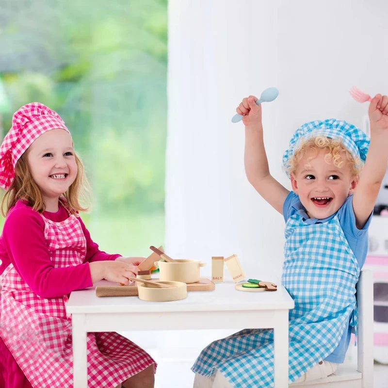 Woods™ - Drewniany zestaw kuchenny - Kreatywne zabawki