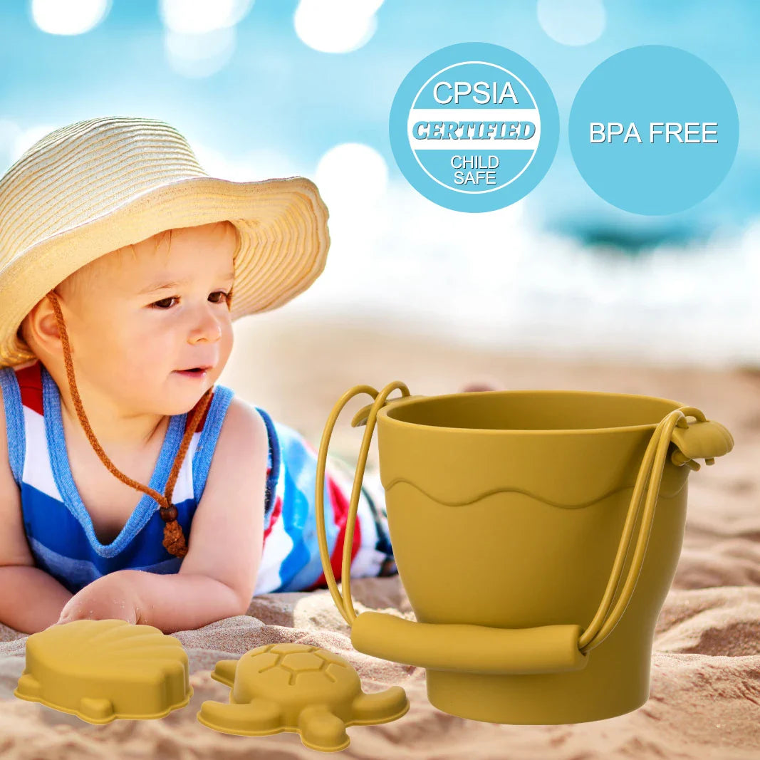Silicone Beach Set™ - Silikonowy zestaw zabawek do piasku