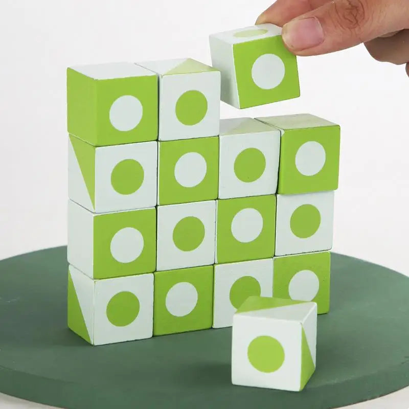 BrainBlocks™ – Smukły i kreatywny – Geometryczny łamigłówka Houten