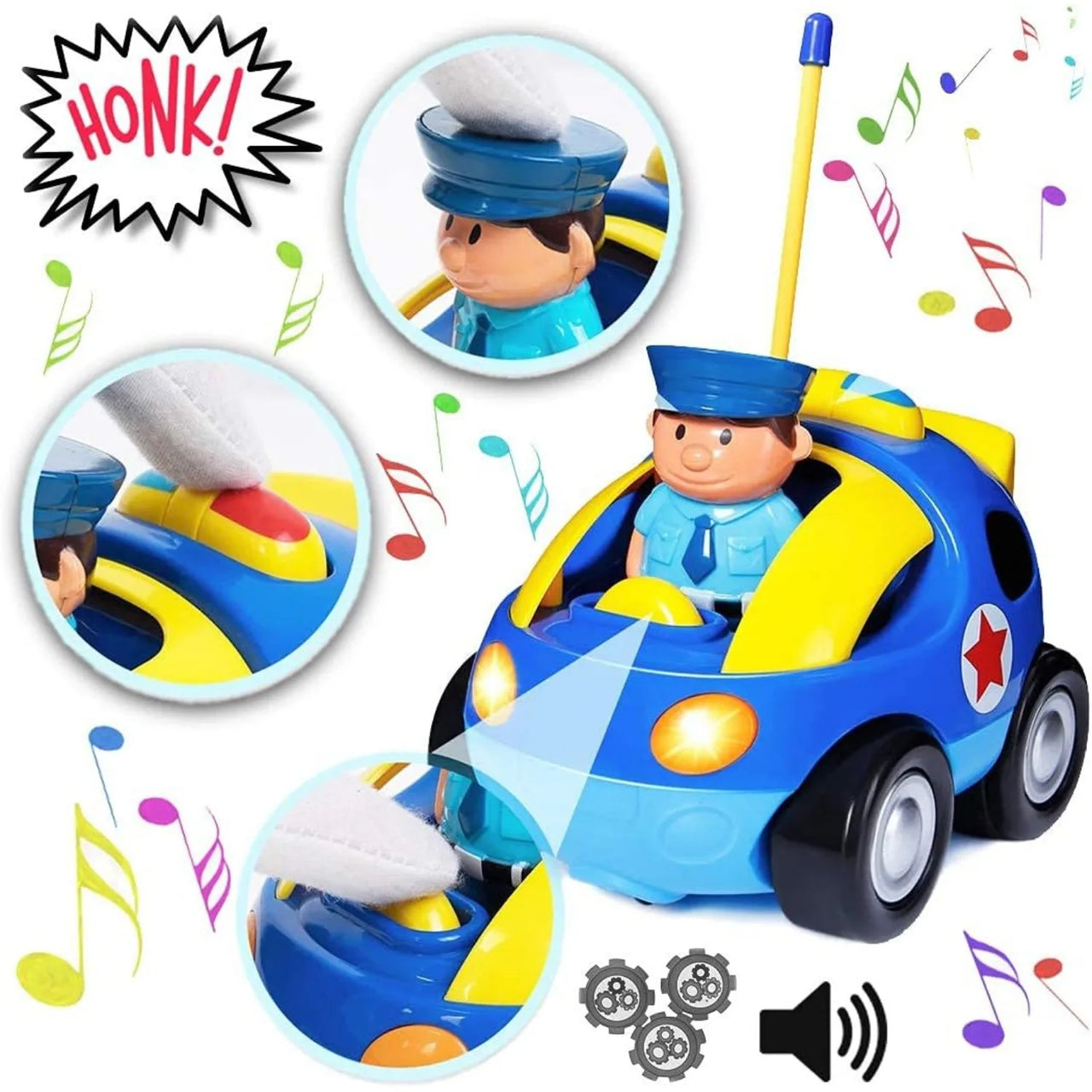 Police Toy Car™ - Zabawkowy samochód policyjny - Autka dla dzieci