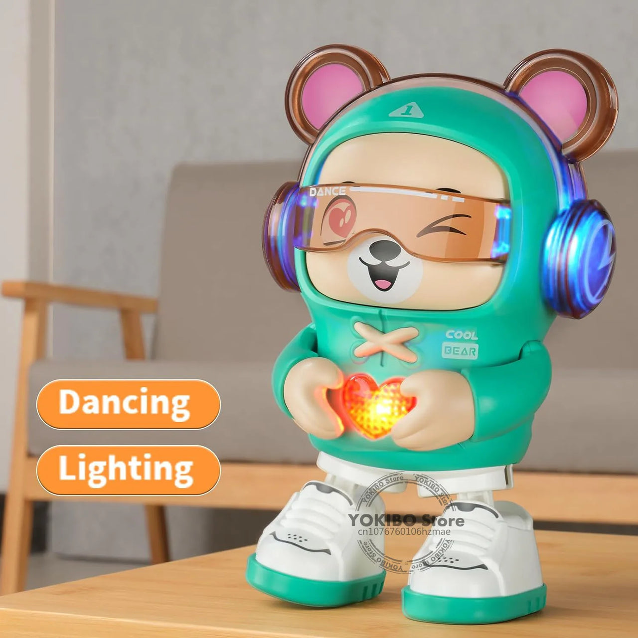 Dancing Bear Robot™ - Tańczący robot - Zabawka sensoryczna