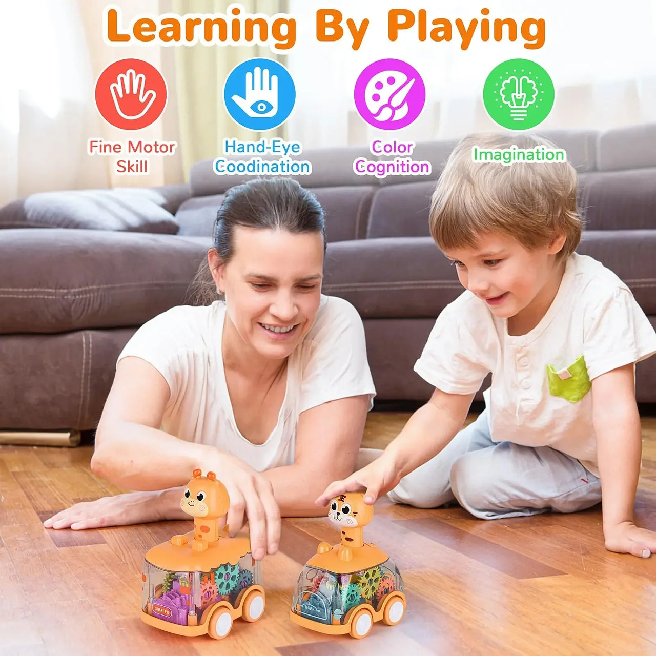 Transparant Car™ - Zabawkowy samochód - Zabawka edukacyjna