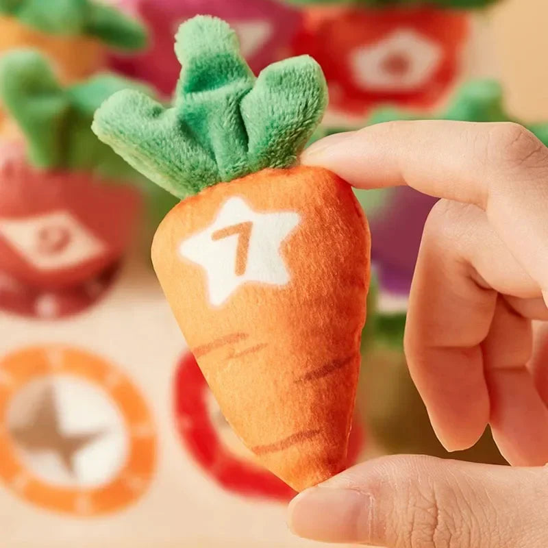 Sensory Carrots™ - Zabawka sensoryczna kolorowe marchewki - Montessori