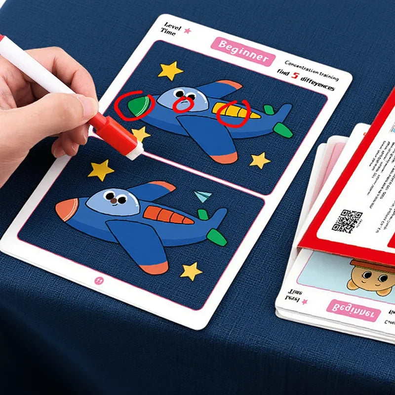Spot the Difference Game – Koncentracja i nauka – gra karciana