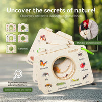 Thumbnail for NatureBook – Zestaw do odkrywania przyrody – Edukacyjna drewniana ramka do oglądania