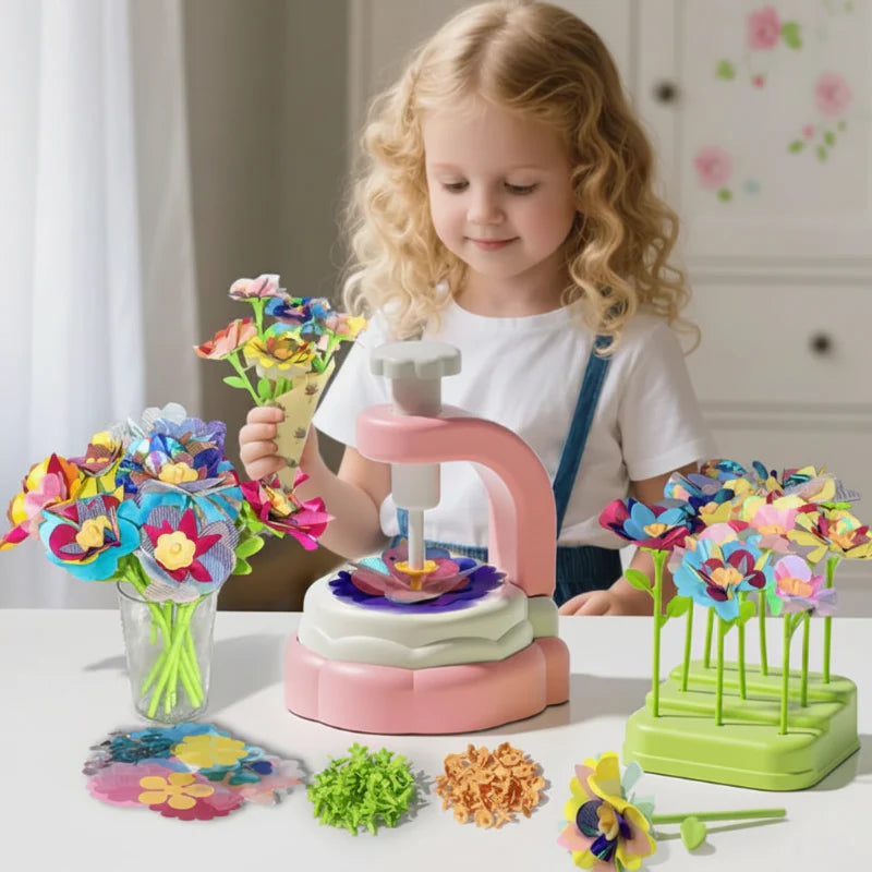 DIY Flower Bouquet Toy – Kreatywny i interaktywny – zestaw do tworzenia kompozycji kwiatowych