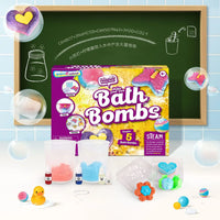 Thumbnail for BathBombs – Kolorowe i edukacyjne – zestaw do samodzielnego wykonania kulek musujących do kąpieli