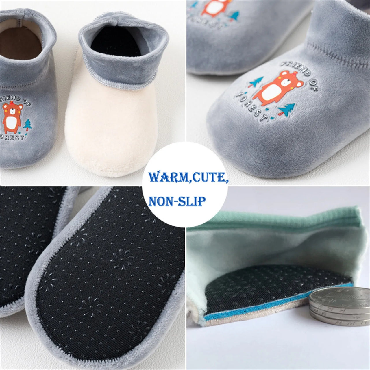 Mini Fashion™ - antypoślizgowa konstrukcja - skarpetki dziecięce